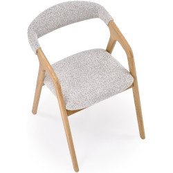 Scaun Halmar Bueno (Light Grey/Natural) Thumb
