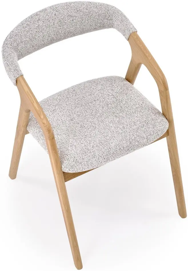 Scaun Halmar Bueno (Light Grey/Natural) - 3