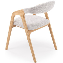 Scaun Halmar Bueno (Light Grey/Natural) Thumb