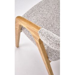 Scaun Halmar Bueno (Light Grey/Natural) Thumb