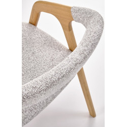 Scaun Halmar Bueno (Light Grey/Natural) Thumb
