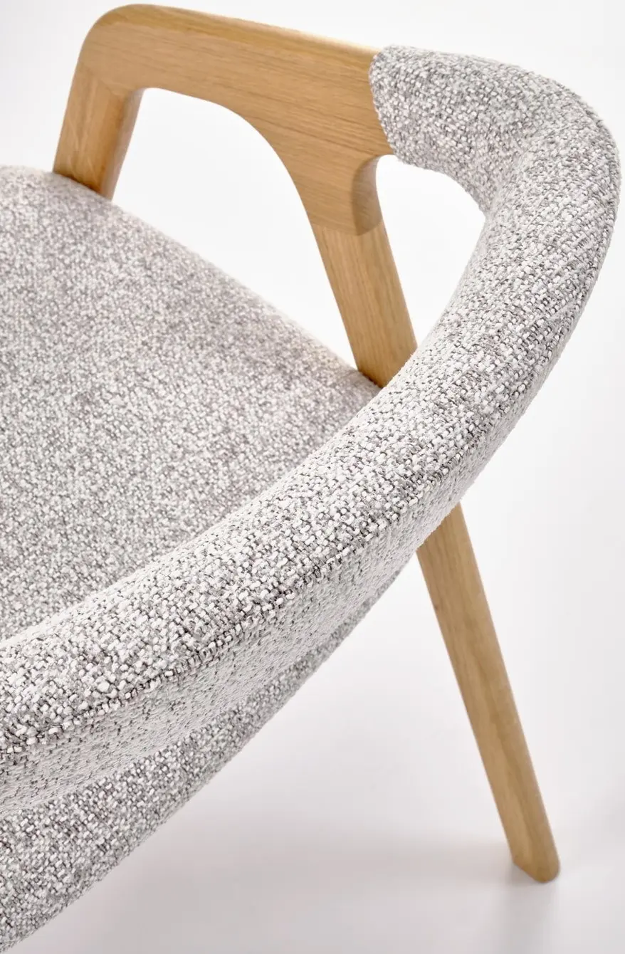Scaun Halmar Bueno (Light Grey/Natural) - 6