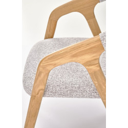 Scaun Halmar Bueno (Light Grey/Natural) Thumb