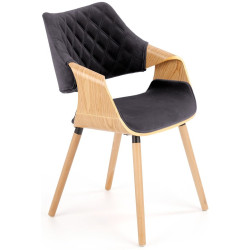 Scaun Halmar K396 (Natural/Black) Thumb