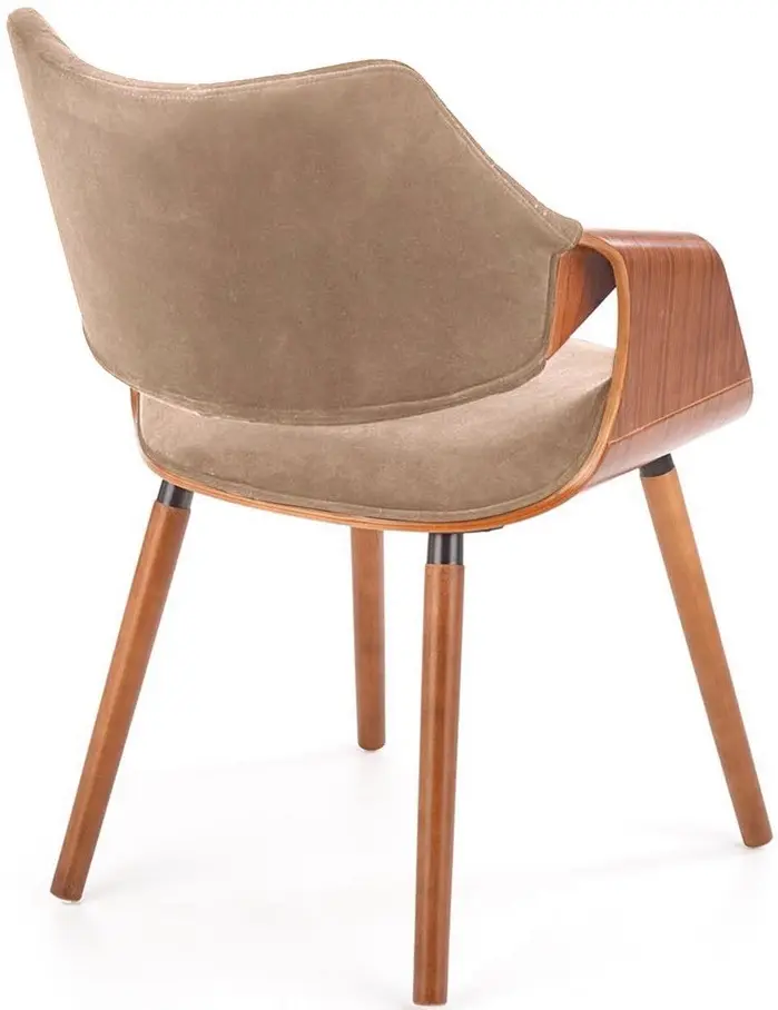 Scaun Halmar K396 (Walnut/Beige) - 2