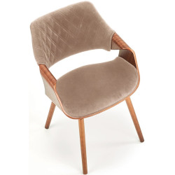 Scaun Halmar K396 (Walnut/Beige) Thumb