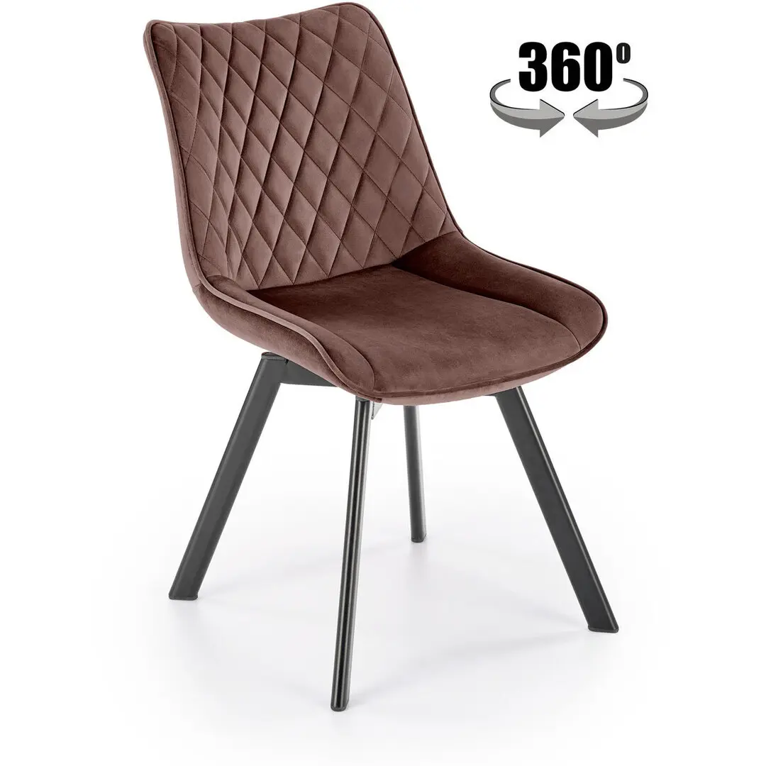Стул Halmar K520 (Black/Mokka)