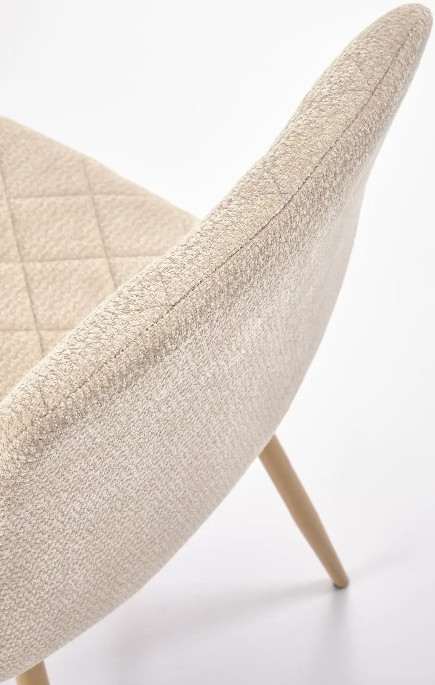 Scaun Halmar K525 WDF (Beige/Natural) - 5