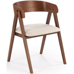 Scaun Halmar K562 (Walnut/Light Beige) Thumb