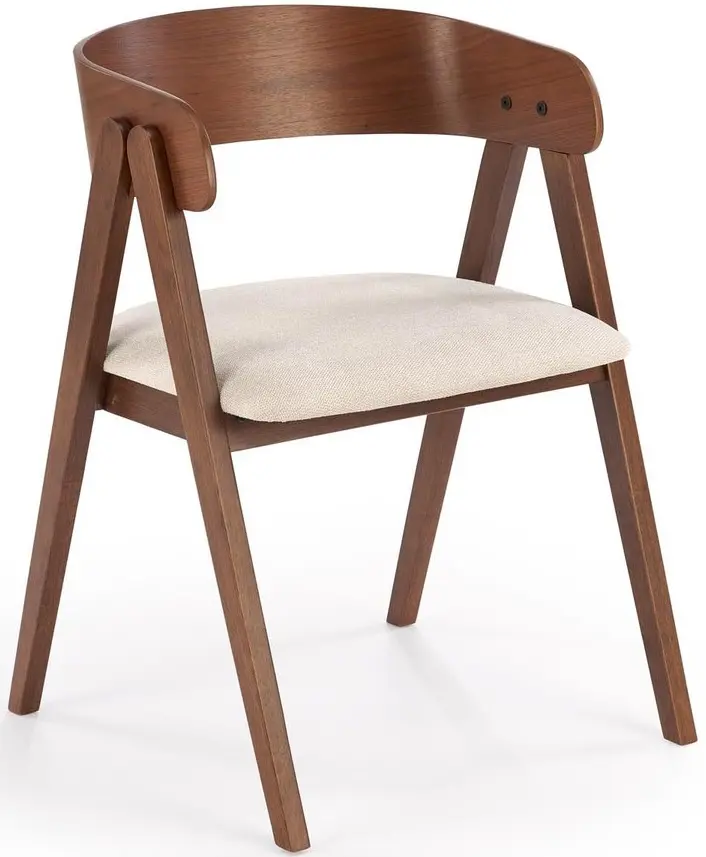 Scaun Halmar K562 (Walnut/Light Beige) - 2