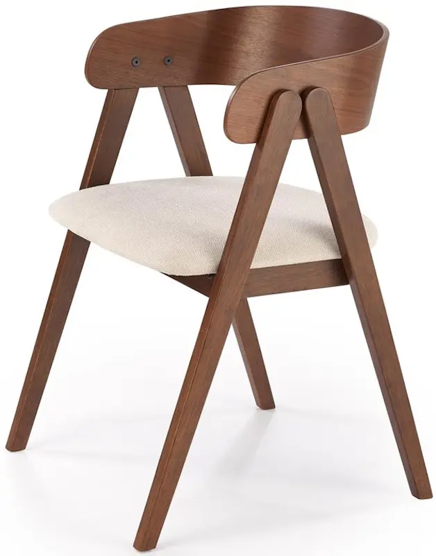Scaun Halmar K562 (Walnut/Light Beige) - 3