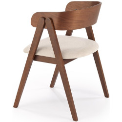 Scaun Halmar K562 (Walnut/Light Beige) Thumb