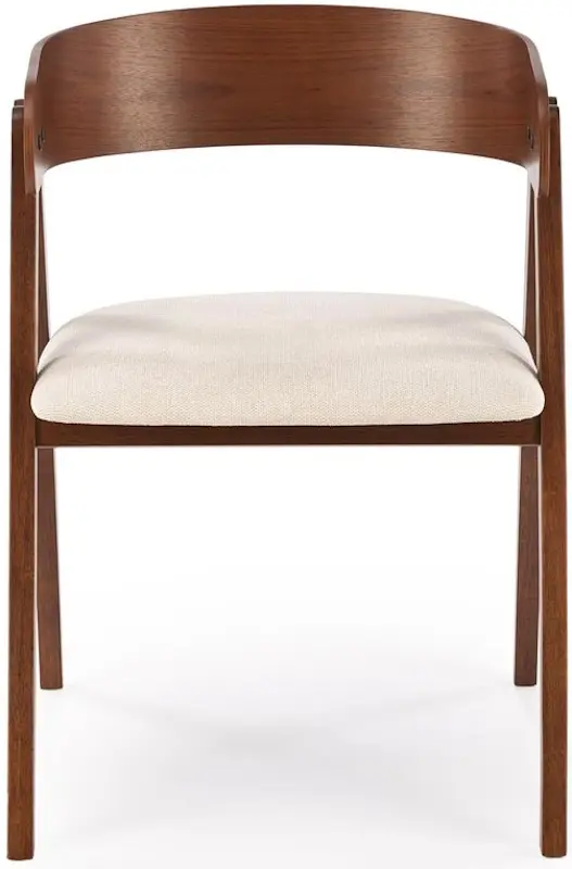 Scaun Halmar K562 (Walnut/Light Beige) - 7