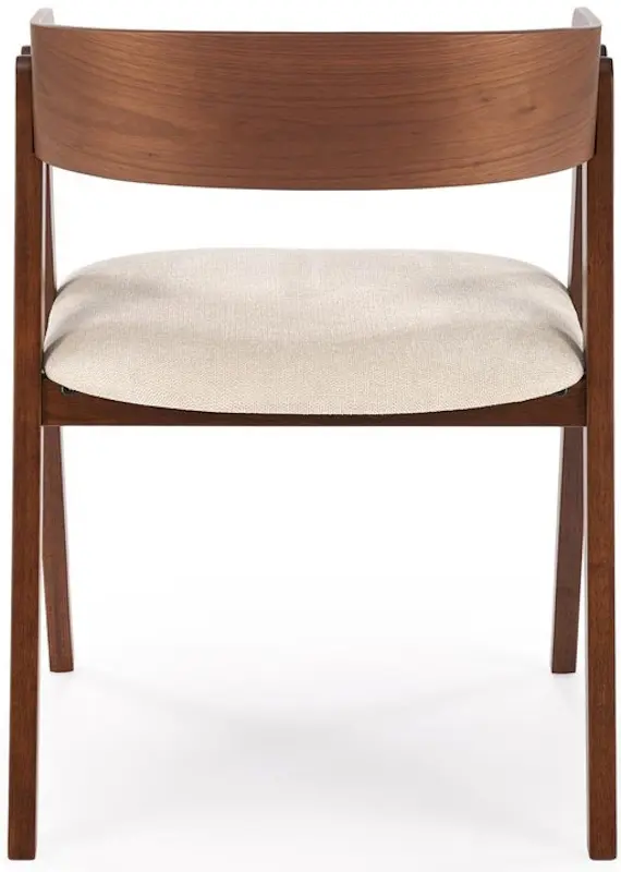 Scaun Halmar K562 (Walnut/Light Beige) - 8