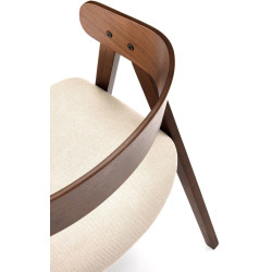 Scaun Halmar K562 (Walnut/Light Beige) Thumb