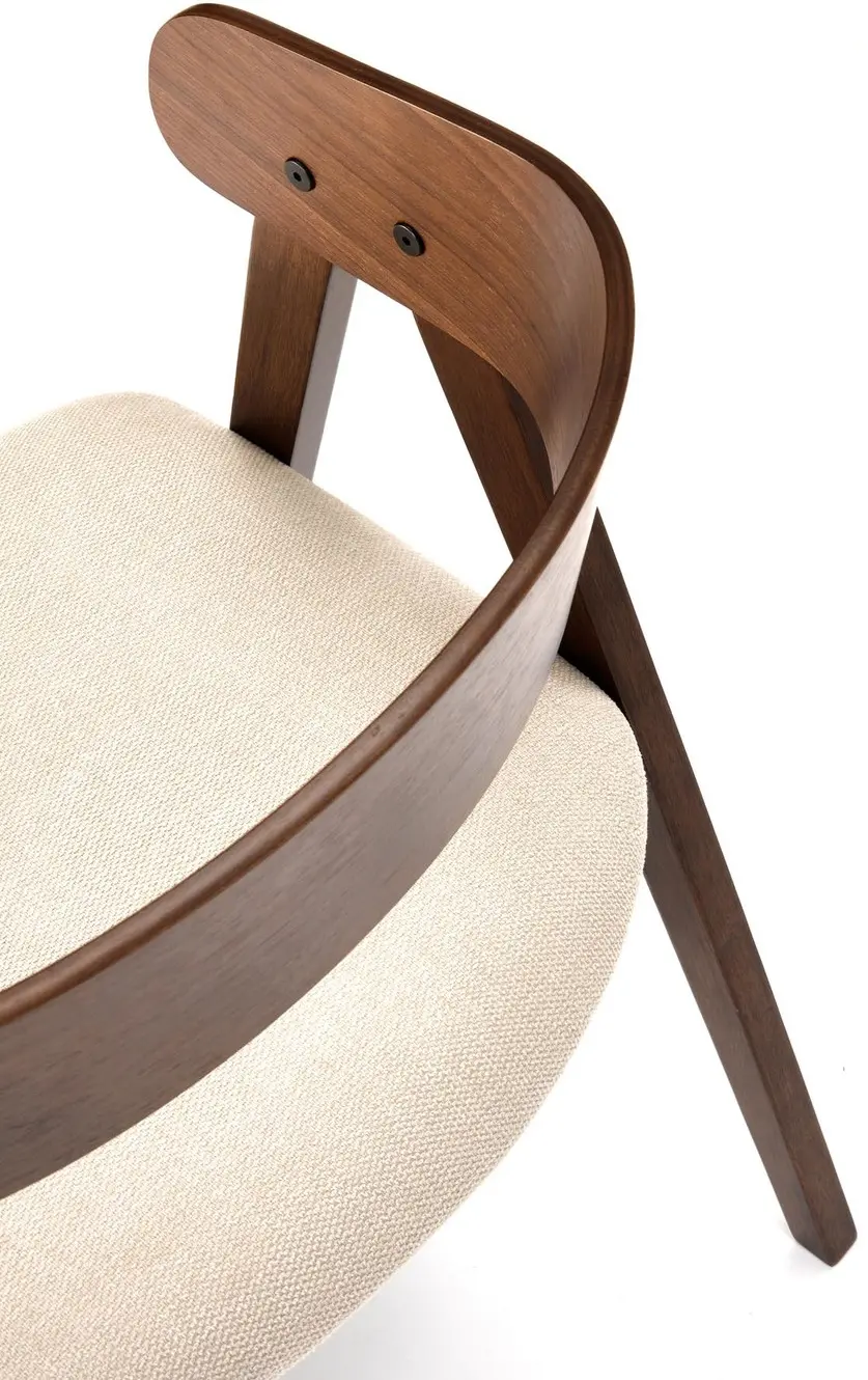 Scaun Halmar K562 (Walnut/Light Beige) - 10
