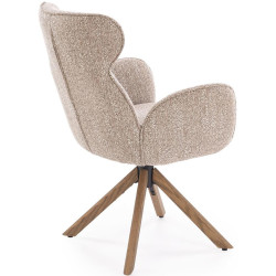 Scaun Halmar K585 (Dark Beige/Light Walnut) Thumb