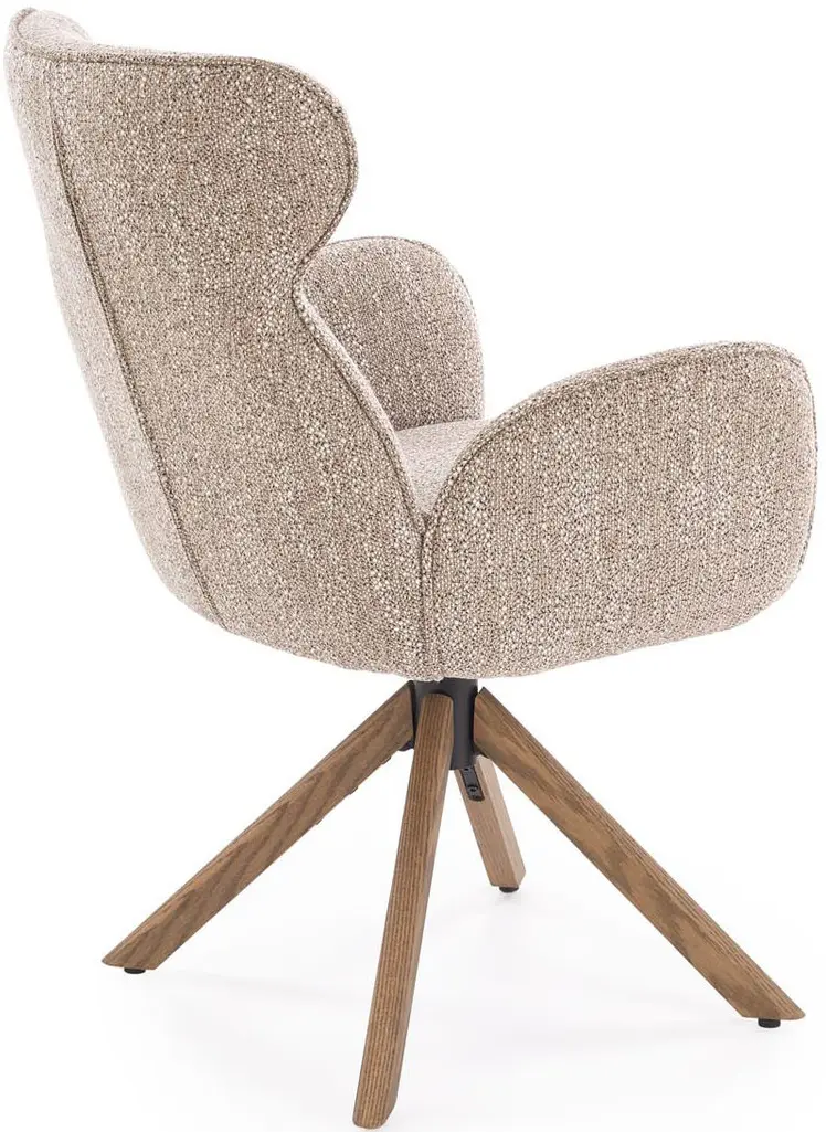 Scaun Halmar K585 (Dark Beige/Light Walnut) - 2