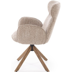 Scaun Halmar K585 (Dark Beige/Light Walnut) Thumb