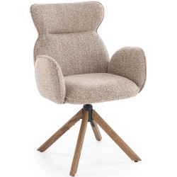 Scaun Halmar K585 (Dark Beige/Light Walnut)