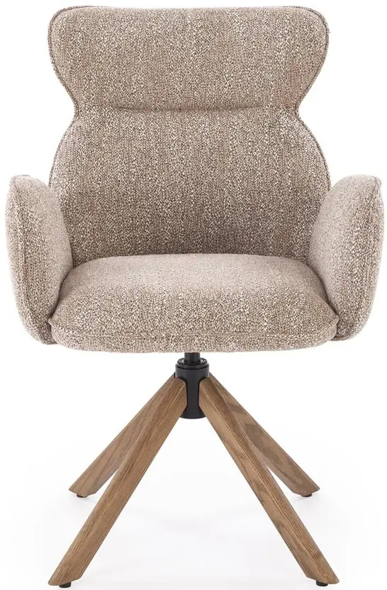 Scaun Halmar K585 (Dark Beige/Light Walnut) - 5
