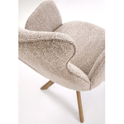 Scaun Halmar K585 (Dark Beige/Light Walnut) Thumb