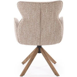 Scaun Halmar K585 (Dark Beige/Light Walnut) Thumb