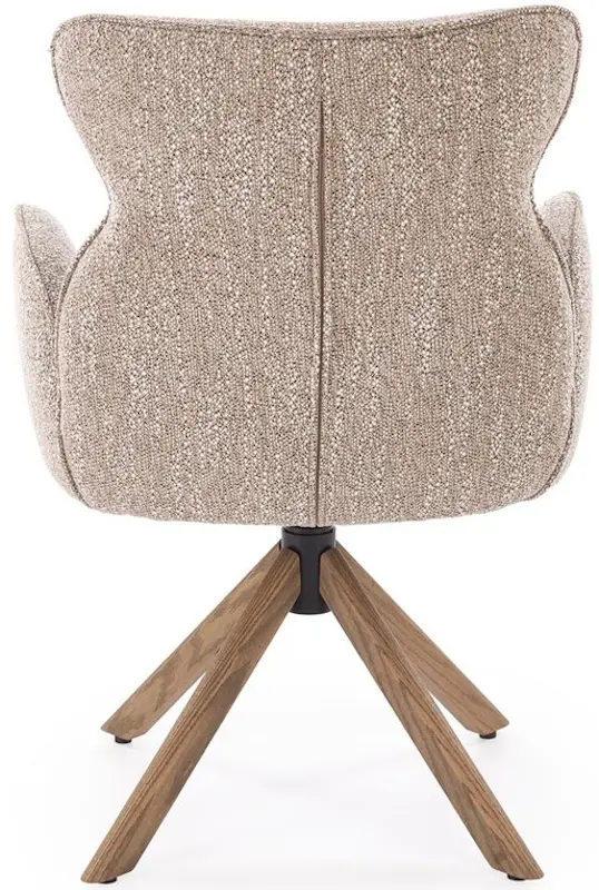 Scaun Halmar K585 (Dark Beige/Light Walnut) - 8