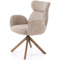 Scaun Halmar K585 (Dark Beige/Light Walnut) Thumb