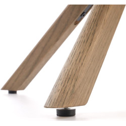 Scaun Halmar K585 (Dark Beige/Light Walnut) Thumb