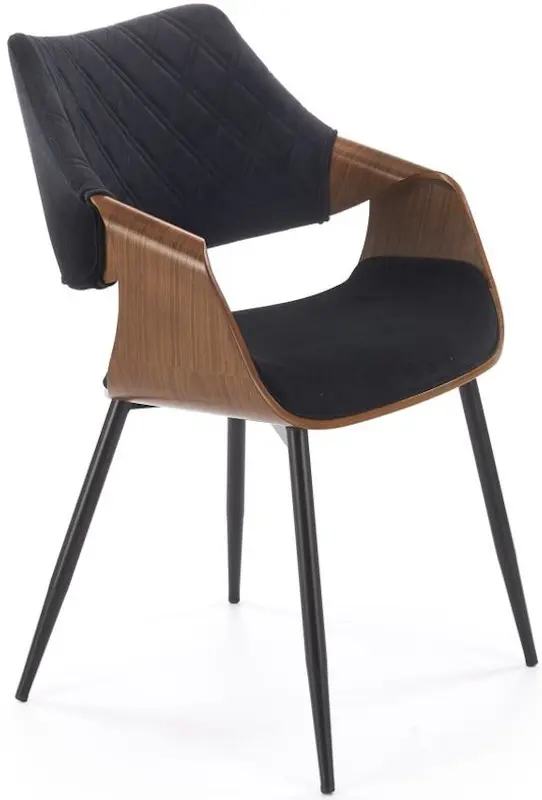 Scaun Halmar K586 (Walnut/Black) - 2