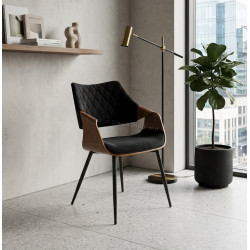 Стул Halmar K586 (Walnut/Black)
