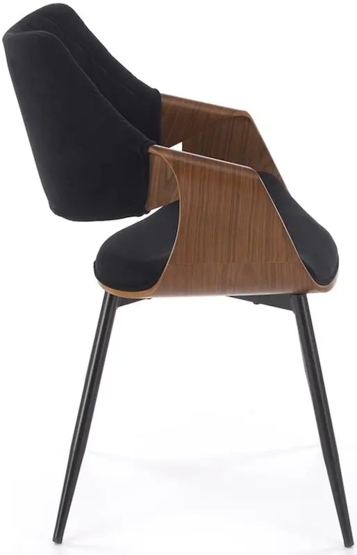 Scaun Halmar K586 (Walnut/Black) - 4