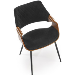 Scaun Halmar K586 (Walnut/Black) Thumb