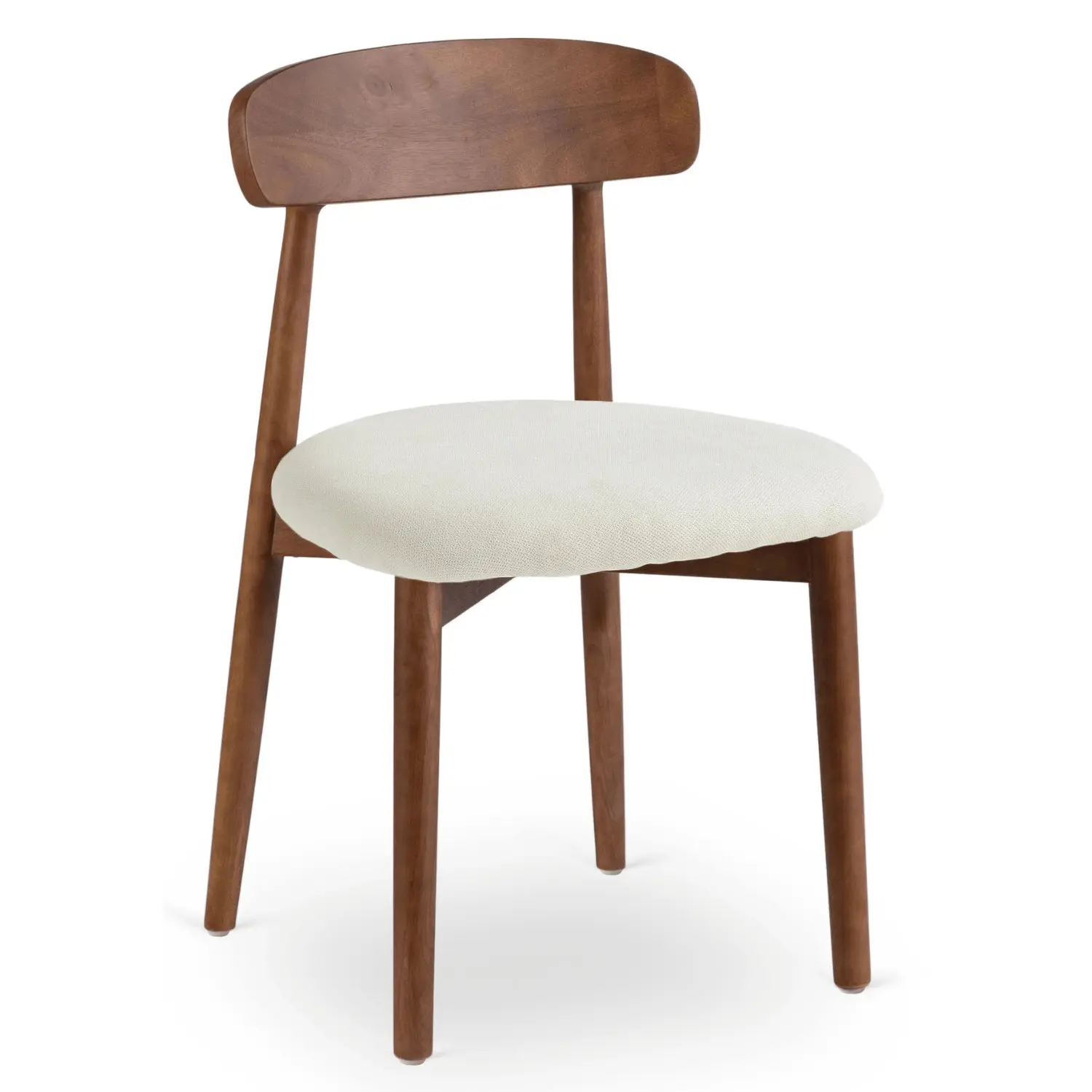 Стул Mebel Elite Alvin (Walnut/Beige) - 2