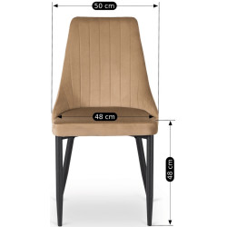 Стул Mebel Elite Bari (Beige) Thumb