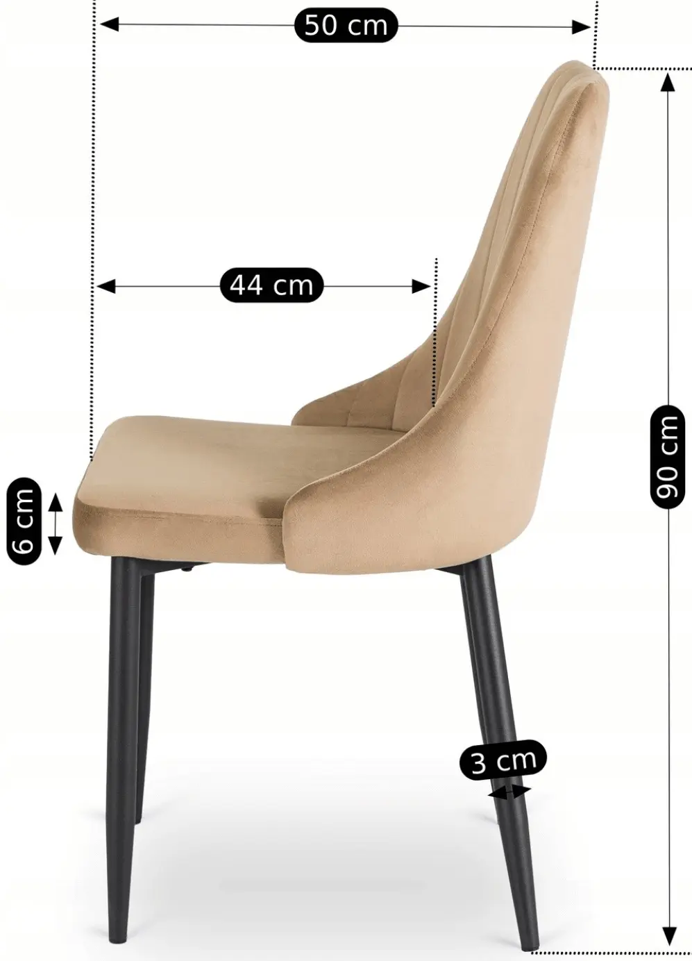 Стул Mebel Elite Bari (Beige) - 6