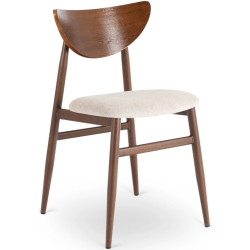 Scaun Mebel Elite Braga (Beige/Walnut) Thumb