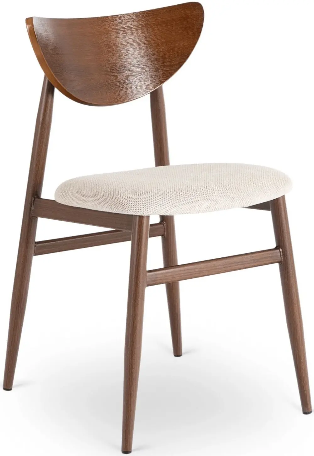 Scaun Mebel Elite Braga (Beige/Walnut) - 2