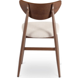Scaun Mebel Elite Braga (Beige/Walnut) Thumb