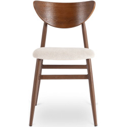 Scaun Mebel Elite Braga (Beige/Walnut) Thumb