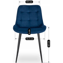 Стул Mebel Elite Chris (Blue) Thumb
