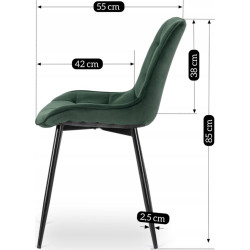 Scaun Mebel Elite Chris (Green) Thumb