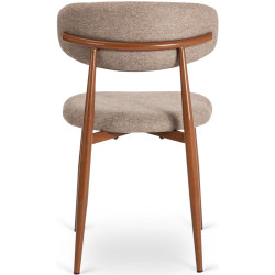 Scaun Mebel Elite Flavio (Walnut/Beige) Thumb