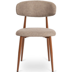 Scaun Mebel Elite Flavio (Walnut/Beige) Thumb