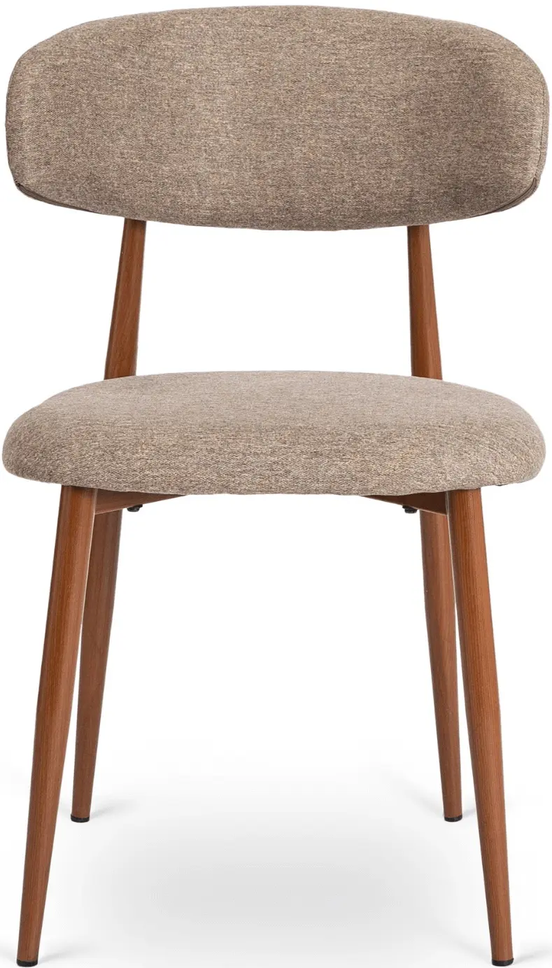 Scaun Mebel Elite Flavio (Walnut/Beige) - 2