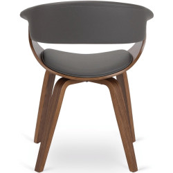 Scaun Mebel Elite Gary Eko (Grey/Walnut) Thumb