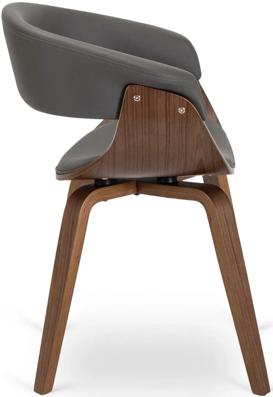 Scaun Mebel Elite Gary Eko (Grey/Walnut) - 3