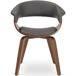 Scaun Mebel Elite Gary Eko (Grey/Walnut) Thumb