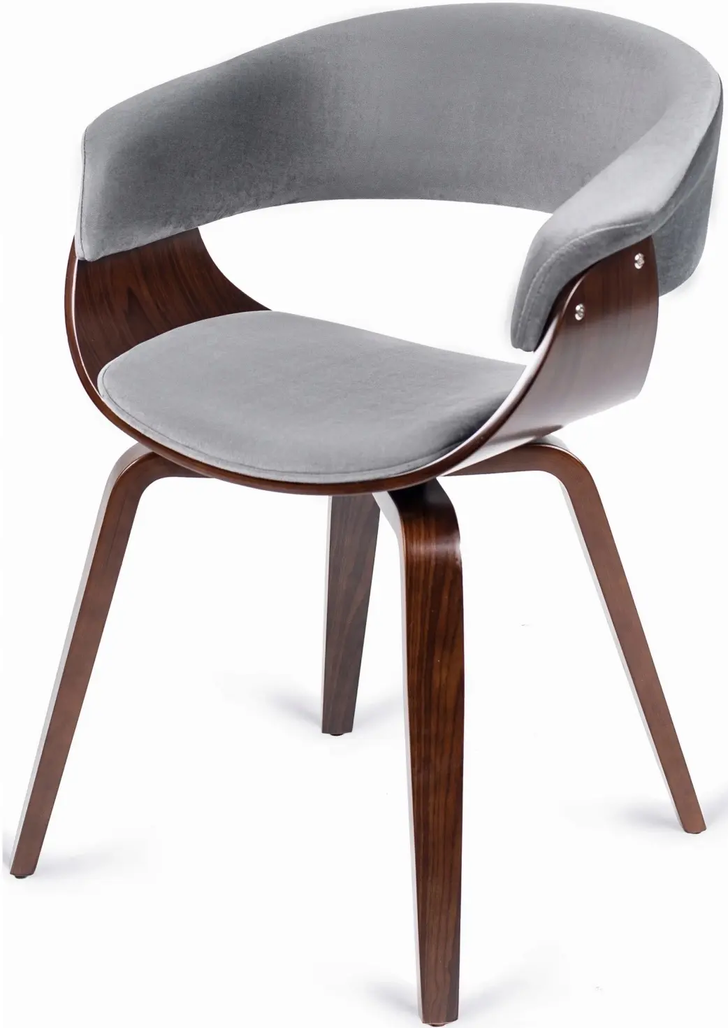 Scaun Mebel Elite Gary (Grey/Walnut) - 2